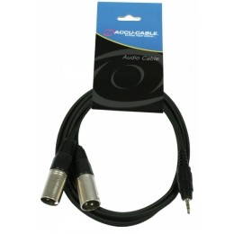 American DJ Dj AC-J3S-2XM/3 Шнур переходник мини JACK 3.5 - 2 x XLR