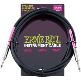 Ernie Ball 6048 Кабель инструментальный 3 метра черный