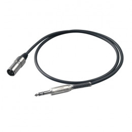 Proel BULK230LU1 Микрофонный кабель джек-XLR, 1м