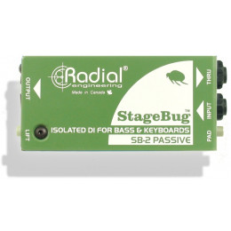 Radial SB-2 Пассивный дирерект-бокс для баса, акустической гитары и клавиш