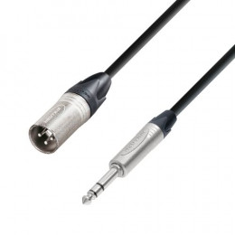 Adam Hall K5BMV1000 Микрофонный кабель XLR(M)-Jack stereo, 10м