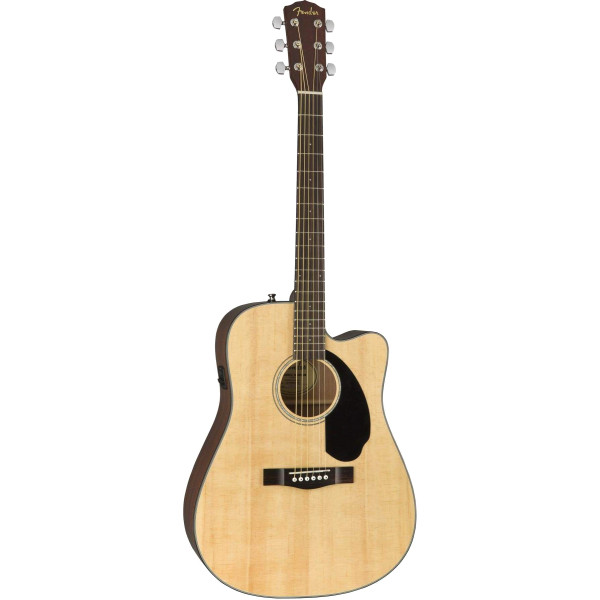 Fender CD-60SCE Dread Nat WN Электроакустическая гитара