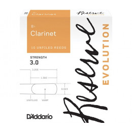 D'Addario Woodwinds Rico DCE1030 Reserve Evolution Трости для кларнета Bb