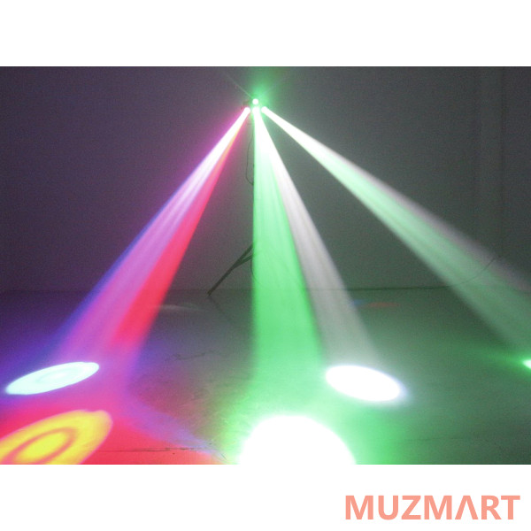 Eurolite LED PUS-7 Beam Effect Динамический эффект RGBW с широкими лучами и ИК-пультом