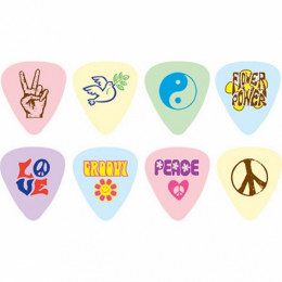 D'Andrea RPPLM PEACE&LOVE Медиаторы, средние, 12шт