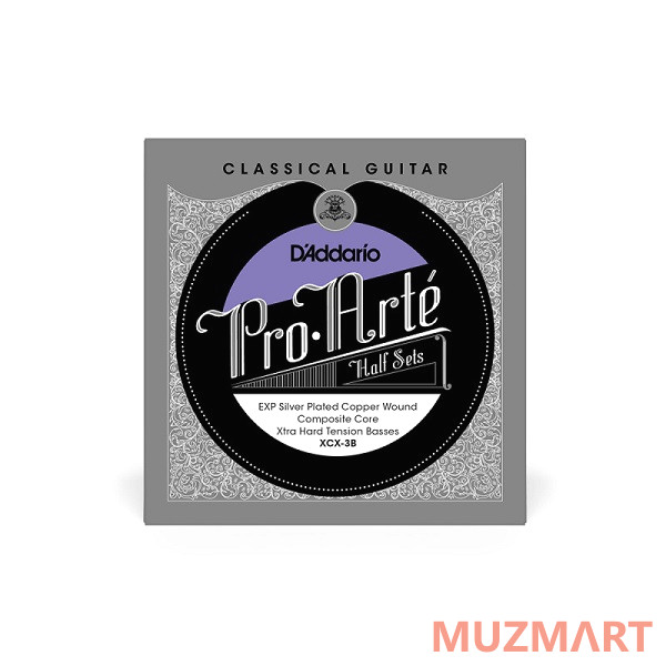 D'Addario XCX-3B Струны для классической гитары