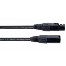 Cordial EM 2.5 FM микрофонный кабель XLR female—XLR male, 2.5м