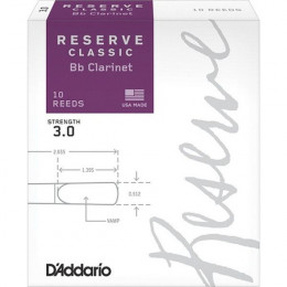 D'Addario DCT1030 Трости для кларнета Bb