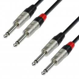 Adam Hall K4 TPP 0300 Аудиокабель 2 x 6,3 Jack mono-2 x 6,3 Jack mono,3 метра