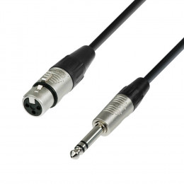 Adam Hall K4 BFV 0150 Микрофонный кабель XLR(F)-6,3 Jack stereo