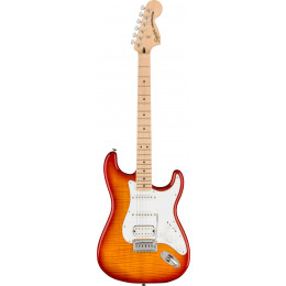 Fender SQUIER AFFINITY STRATOCASTER FMT HSS MN SIENNA SUNBURST Электрогитара