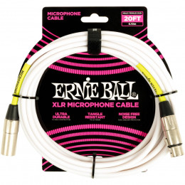 Ernie Ball 6389 Кабель микрофонный, XLR - XLR, 6 м