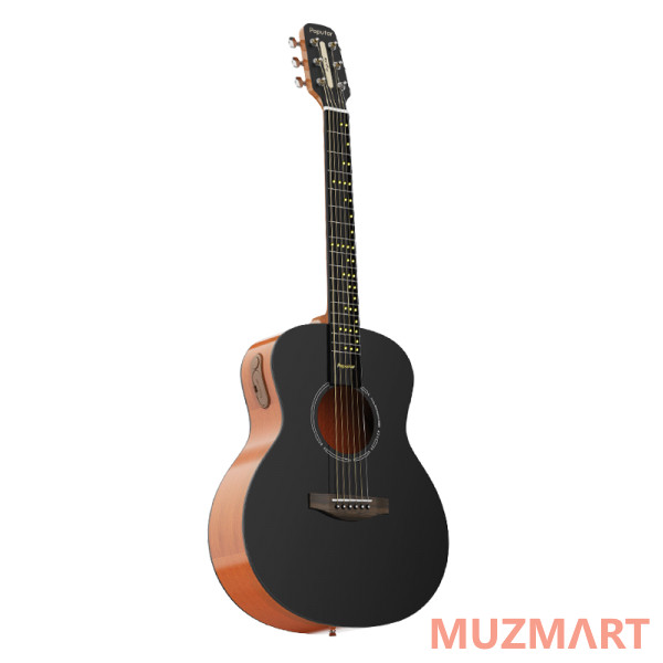 PopuMusic Poputar T1 Smart Guitar Travel Edition Black Умная акустическая гитара уменьшенного размера