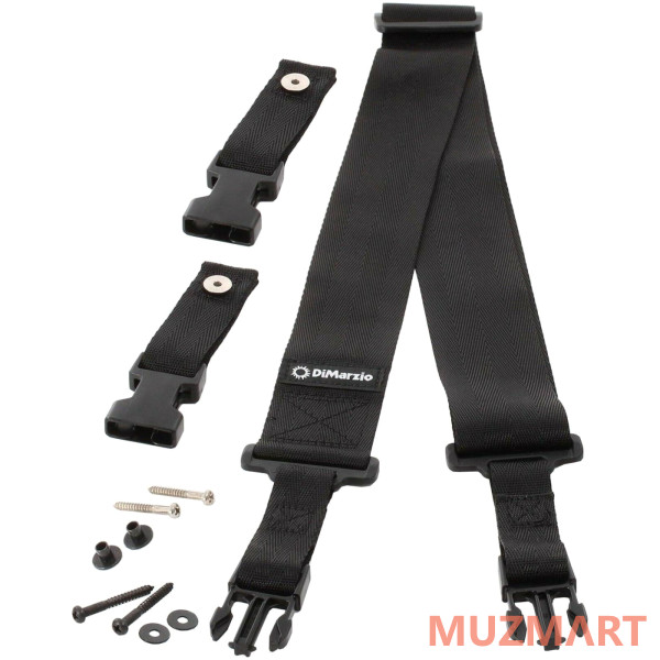 DiMarzio DD2200BK 2 INCH NYLON CLIPLOCK STRAP BLACK Ремень для гитары