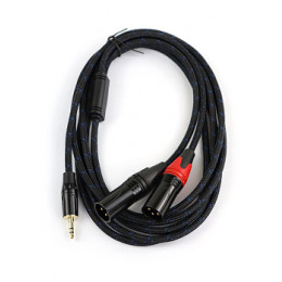 AuraSonics J35Y2XM-3 Аудио Y-кабель jack 3.5 - 2 x XLR, 3м
