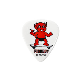 Pickboy GP-211-3/075 Celltex Red Devil Медиаторы 50шт, толщина 0.75мм