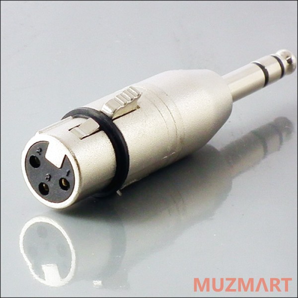 Virtuozo 09056 Адаптер переходник XLR3F=Джек 6.3 мм
