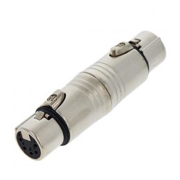 Neutrik NA5FF Адаптер 5-контактный XLR Female - 5-контактный XLR Female