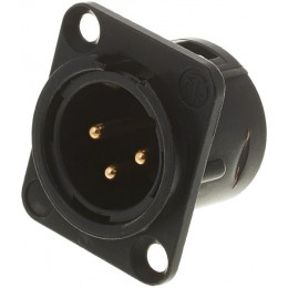 Neutrik NC3MD-L-B-1 Панельный разъем XLR male