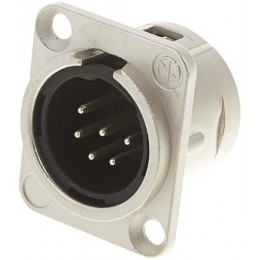 Neutrik NC6MD-L-1 Панельный разъем XLR male 6 контактов