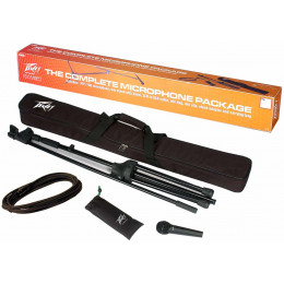 Peavey PV-MSP1 MICROPHONE/MIC Stand Package XLR Комплект: микрофон PVi100, стойка и аксессуары
