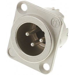 Neutrik NC3MD-LX Панельный разъем XLR male с дополнительной защитой от RF помех
