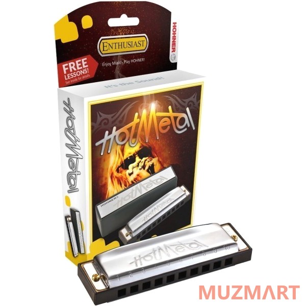 Hohner Hot Metal C (M57201X) Губная гармоника с уроками