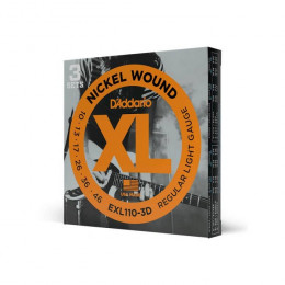D'Addario EXL110-3D 3-PACK Струны для электрогитары, 3 комплекта