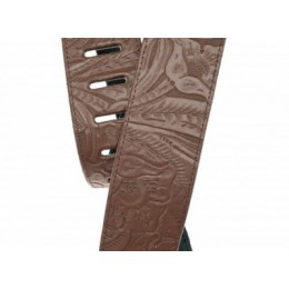 Planet Waves 2' Suede Embossed Ремень замша с тиснением, коричневый