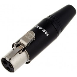 Neutrik RT3FC-B Кабельный разъем mini XLR female 3 контакта