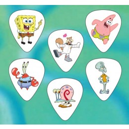 Spongebob SBP-CHARL Набор медиаторов, Light 6 шт.