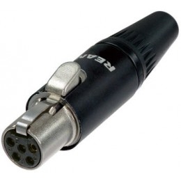 Neutrik RT5FC-B Кабельный разъем mini XLR female 5 контактов