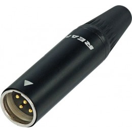 Neutrik RT4MC-B Кабельный разъем mini XLR male 4 контакта
