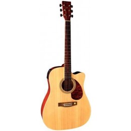 Tenson D10 CE Dreadnought Cutaway Natural Электроакустическая гитара