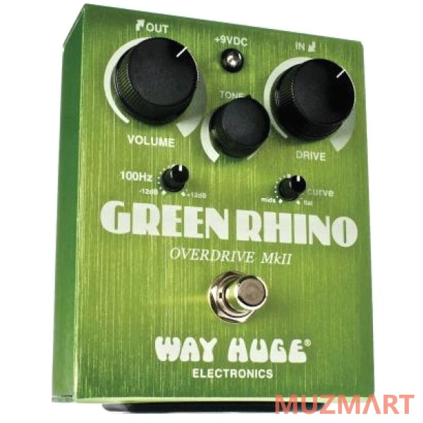 Dunlop WHE202 Green Rhino Overdrive Педаль овердрайв