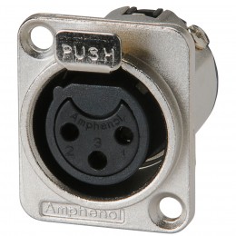 Amphenol AC3FDZ BULK Панельный разъем XLR, мама
