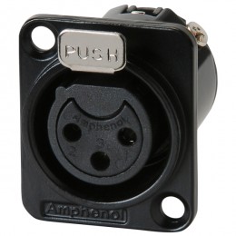 Amphenol AC3FDZB BULK Панельный разъем XLR, мама