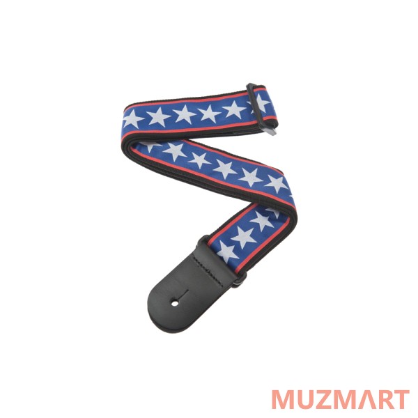 Planet Waves 50MM Strap-Stars and Stripes w/ Pad Ремень для электро или бас-гитары с наплечником