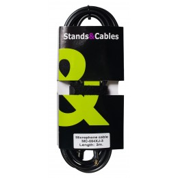 Stands&Cables MC-084XJ-3 Микрофонный кабель XLR мама - Jack 6,3 мм моно, 3м