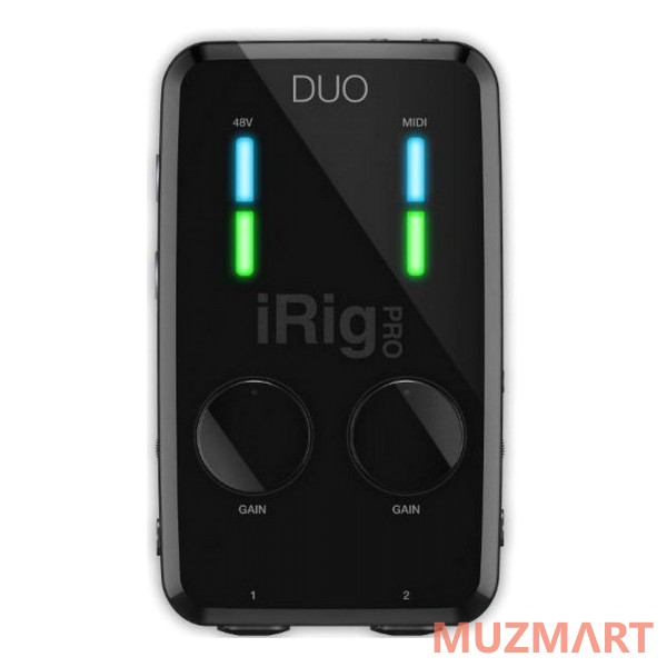 IK Multimedia iRig Pro DUO Компактный аудио/midi интерфейс