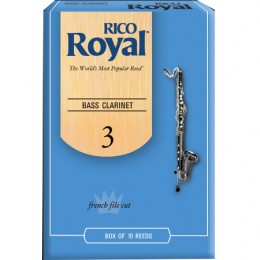 Rico REB1030 Набор тростей для кларнета бас №3.0, серия ROYAL