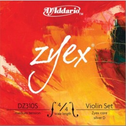 D'Addario DZ310S 4/4H Zyex Heavy Струны для скрипки  (Silver D)