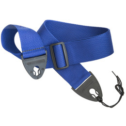D'Andrea 1355BLUE Polyweb Ace-Lock Ремень для гитары, синий