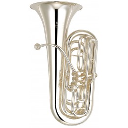 Yamaha YBB-621S Туба Си бемоль, 4 помпы, размер 3/4, серебряное покрытие