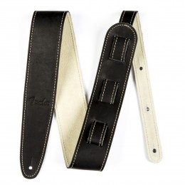 Fender BALL GLOVE LEATHER STRAP, BLACK Ремень для гитары/бас-гитары