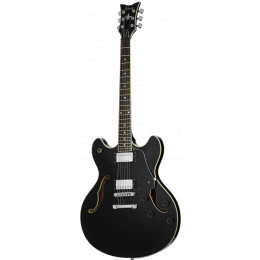 Schecter Vintage Corsair T.O.M. BLK Полуакустическая электрогитара